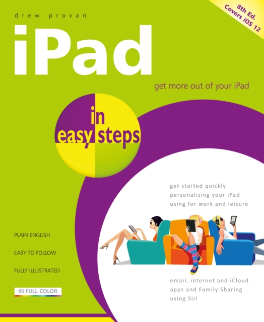 Book Cover for iPad in easy steps, 8th edition by Drew Provan