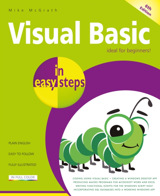 Book Cover for Visual Basic in easy steps, 6th edition by Mike McGrath