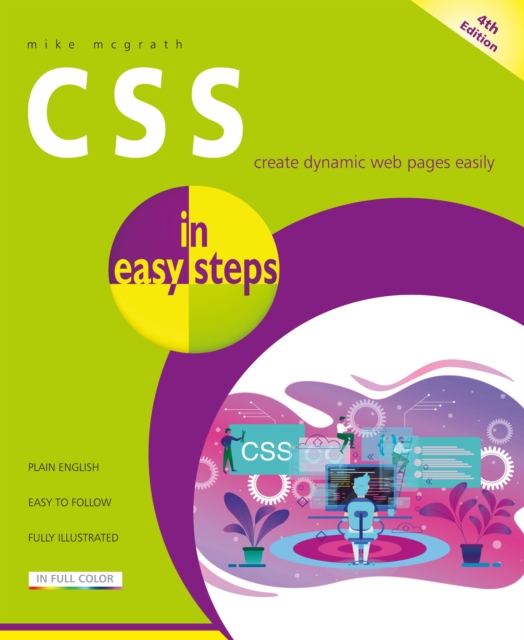 Book Cover for CSS in easy steps, 4th edition by Mike McGrath