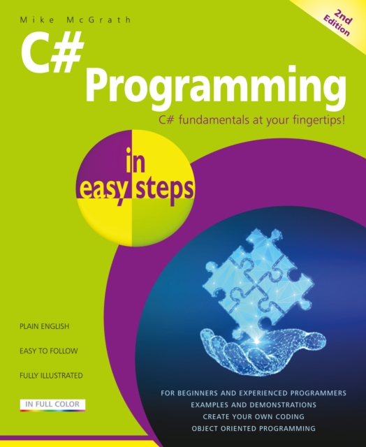 Book Cover for C# Programming in easy steps, 2nd edition by Mike McGrath