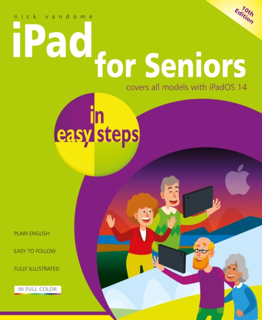 Book Cover for iPad for Seniors in easy steps, 10th edition by Nick Vandome