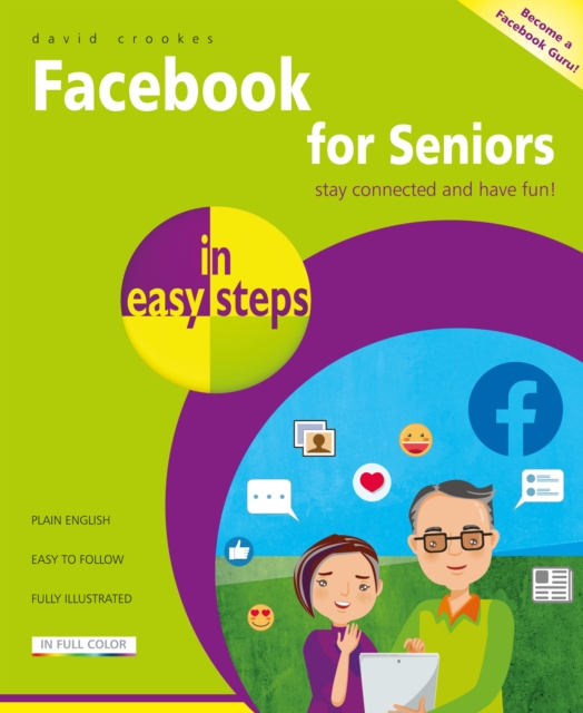 Book Cover for Facebook for Seniors in easy steps by David Crookes