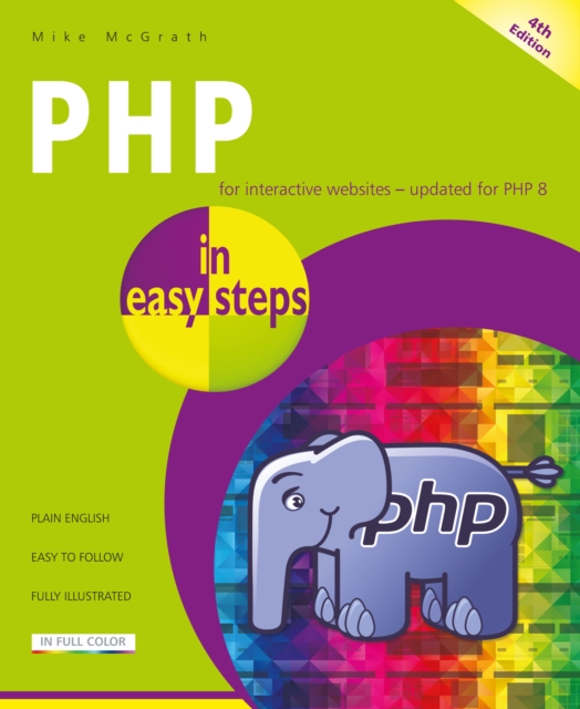 Book Cover for PHP in easy steps, 4th edition by Mike McGrath