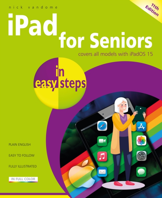 Book Cover for iPad for Seniors in easy steps, 11th edition by Nick Vandome