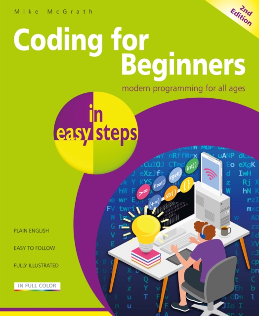 Book Cover for Coding for Beginners in easy steps, 2nd edition by McGrath, Mike