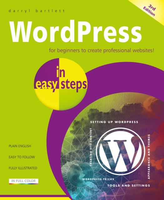 Book Cover for WordPress in easy steps, 3rd edition by Darryl Bartlett