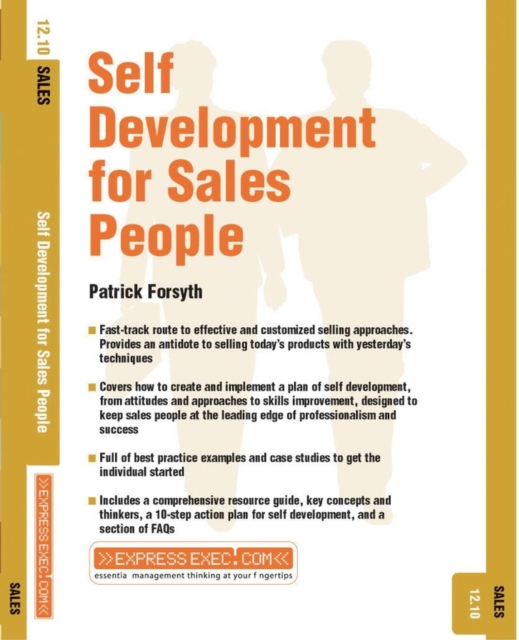 Book Cover for Self Development for Sales People by Patrick Forsyth