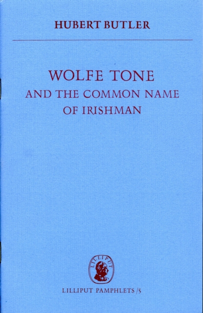 Book Cover for Wolfe Tone by Hubert Butler