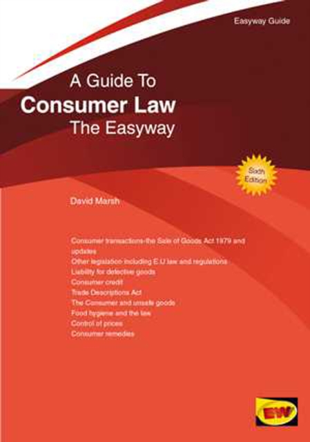 Book Cover for Easyway Guide To Consumer Law by David Marsh