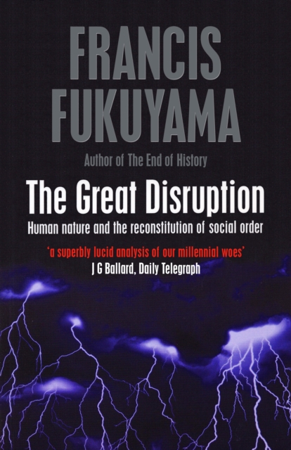 Book Cover for Great Disruption by Francis Fukuyama