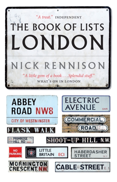 Book Cover for Book Of Lists London by Nick Rennison