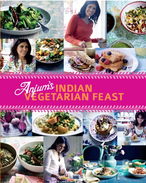 Book Cover for Anjum's Indian Vegetarian Feast by Anjum Anand