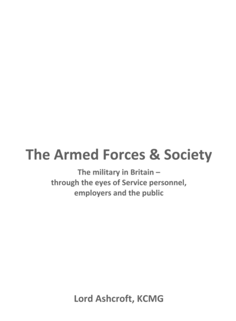 Book Cover for Armed Forces and Society by Michael Ashcroft