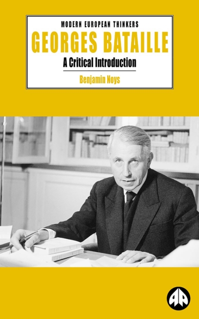 Book Cover for Georges Bataille by Noys, Benjamin