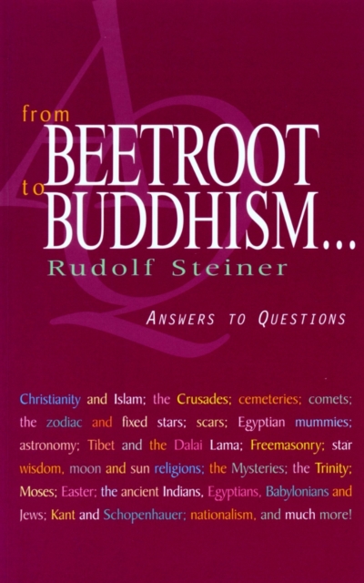 Book Cover for From Beetroot to Buddhism by Rudolf Steiner