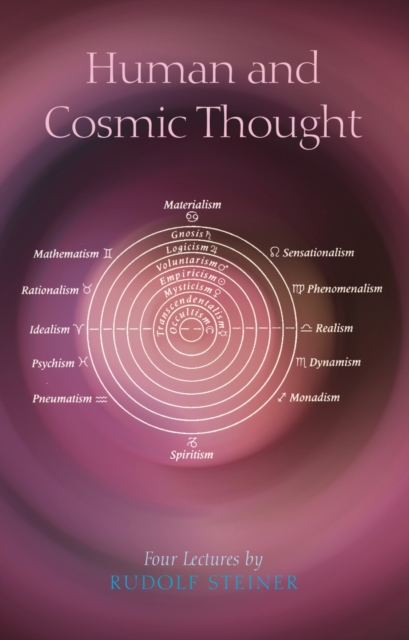 Book Cover for Human and Cosmic Thought by Rudolf Steiner
