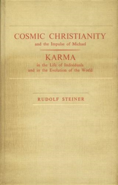 Book Cover for Cosmic Christianity and the Impulse of Michael by Steiner, Rudolf