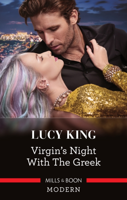 Book Cover for Virgin's Night with the Greek by Lucy King