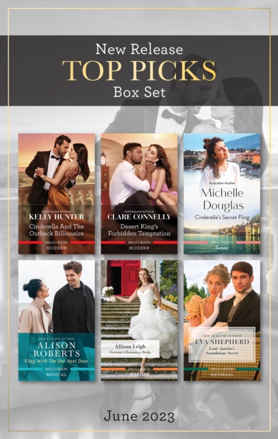 Book Cover for Top Picks New Release Box Set June 2023 by Michelle Douglas, Alison Roberts, Kelly Hunter, Allison Leigh, Clare Connelly, Eva Shepherd