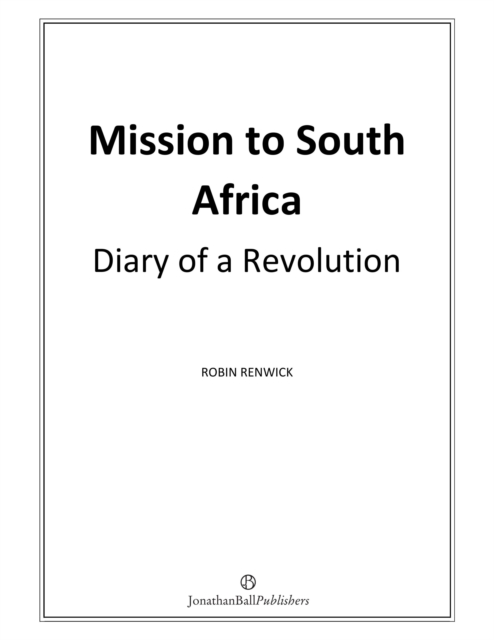 Book Cover for Mission to South Africa by Robin Renwick