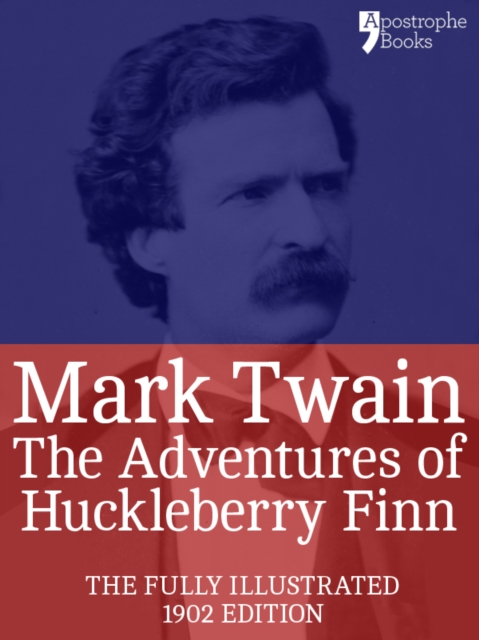 Book Cover for Adventures of Huckleberry Finn by Mark Twain