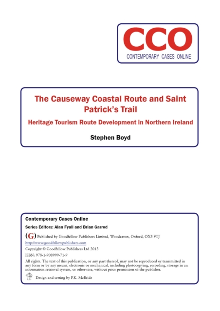 Book Cover for Causeway Coastal Route and Saint Patrick's Trail: Heritage Tourism Route Development in Northern Ireland by Stephen Boyd