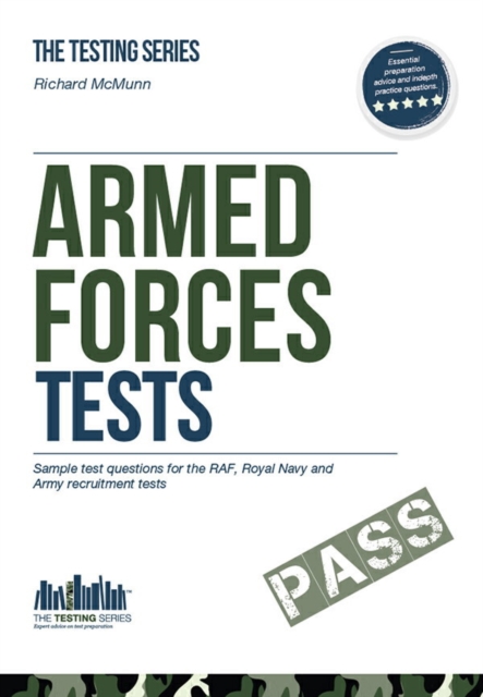 Book Cover for Armed Forces Tests by Richard McMunn