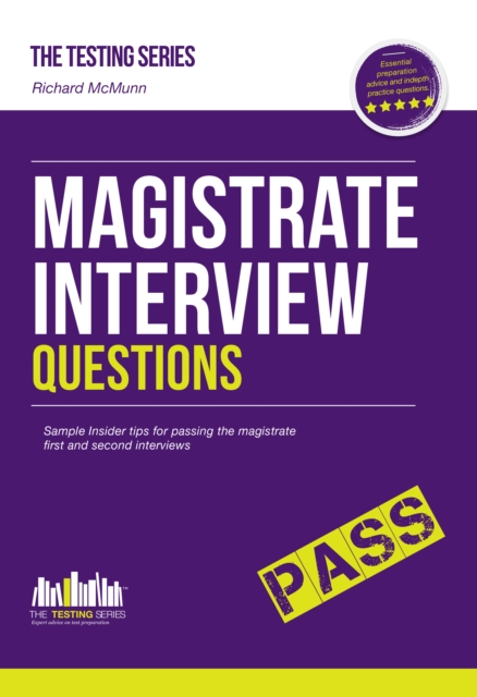 Book Cover for Magistrate Interview Questions by Richard McMunn