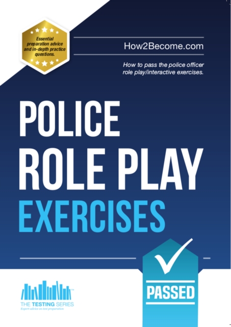 Book Cover for Police Role Play/Interactive Exercises Workbook + Online Video Access by How2Become