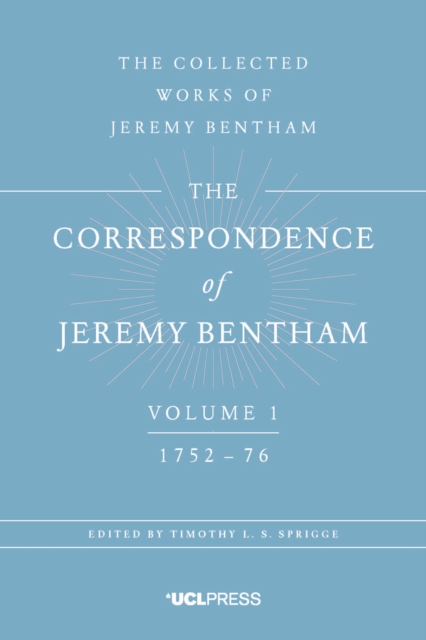 Book Cover for Correspondence of Jeremy Bentham, Volume 1 by Bentham, Jeremy