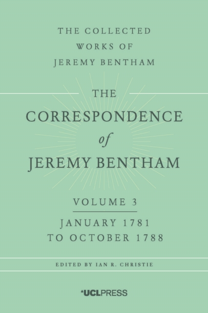 Book Cover for Correspondence of Jeremy Bentham, Volume 3 by Bentham, Jeremy