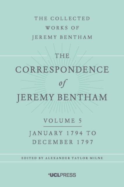 Book Cover for Correspondence of Jeremy Bentham, Volume 5 by Bentham, Jeremy