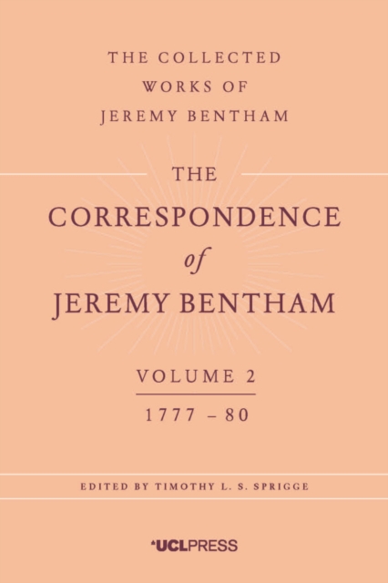 Book Cover for Correspondence of Jeremy Bentham, Volume 2 by Bentham, Jeremy