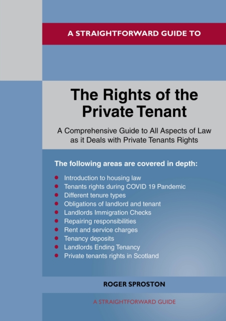 Book Cover for Rights Of The Private Tenant by Sproston, Roger