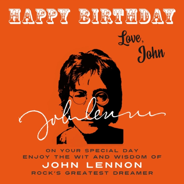 Book Cover for Happy Birthday-Love, John by John Lennon