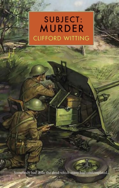 Book Cover for Subject: Murder by Clifford Witting