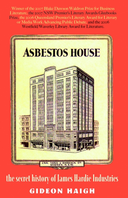 Book Cover for Asbestos House by Gideon Haigh
