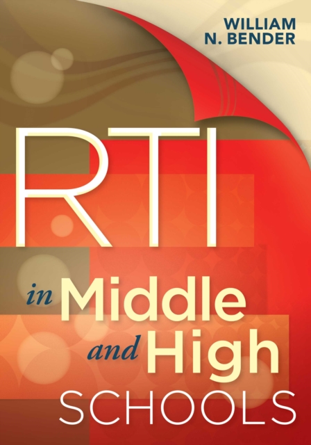 Book Cover for RTI in Middle and High Schools by William N. Bender