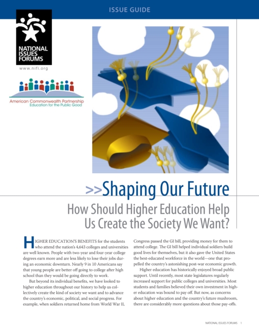 Book Cover for Shaping Our Future by Jean Johnson