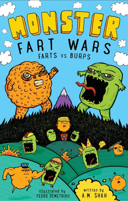 Book Cover for Monster Fart Wars: Farts vs. Burps by A.M. Shah