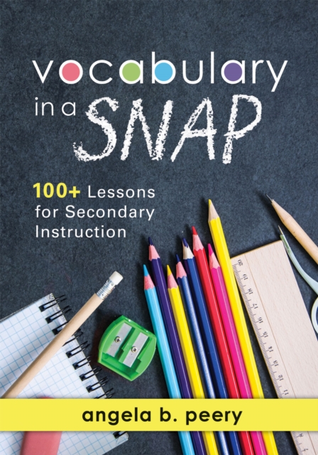 Book Cover for Vocabulary in a SNAP by Angela B. Peery