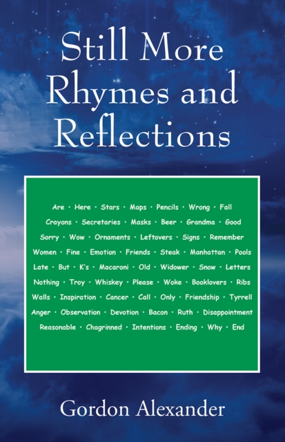 Book Cover for Still More Rhymes and Reflections by Gordon Alexander