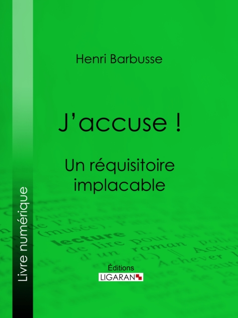 Book Cover for J''accuse ! by Henri Barbusse