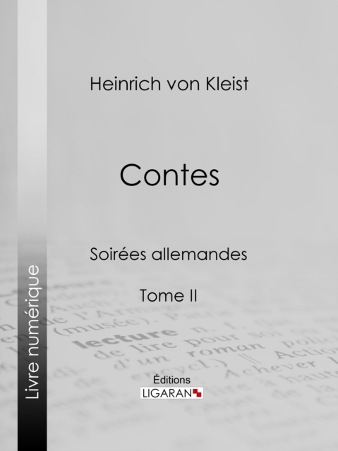 Book Cover for Contes by Heinrich von Kleist