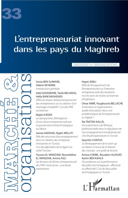 Book Cover for L''entrepreneuriat innovant dans les pays du Maghreb by Collectif