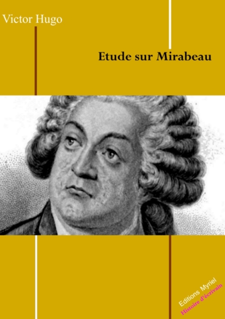 Book Cover for Etude sur Mirabeau by Hugo, Victor