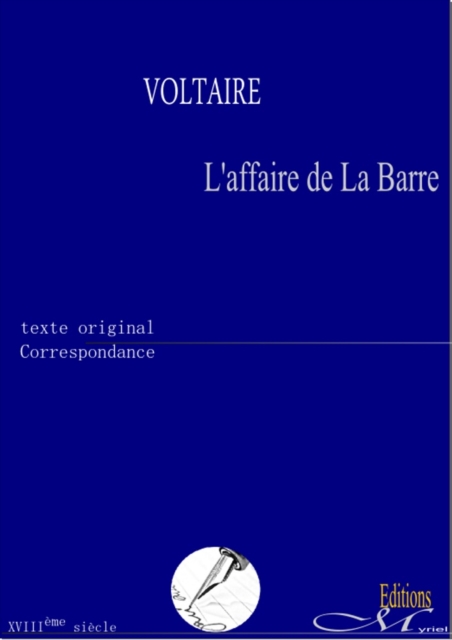 Book Cover for L''affaire de La Barre by Voltaire