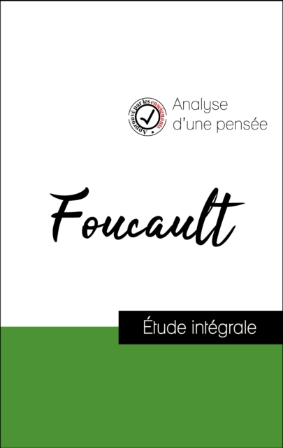Book Cover for Analyse d''une pensée : Foucault (résumé et fiche de lecture plébiscités par les enseignants sur fichedelecture.fr) by Michel Foucault