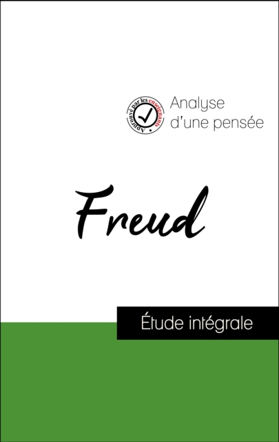 Book Cover for Analyse d''une pensée : Freud (résumé et fiche de lecture plébiscités par les enseignants sur fichedelecture.fr) by Freud, Sigmund