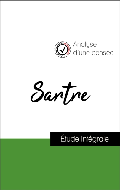 Book Cover for Analyse d''une pensée : Sartre (résumé et fiche de lecture plébiscités par les enseignants sur fichedelecture.fr) by Jean-Paul Sartre